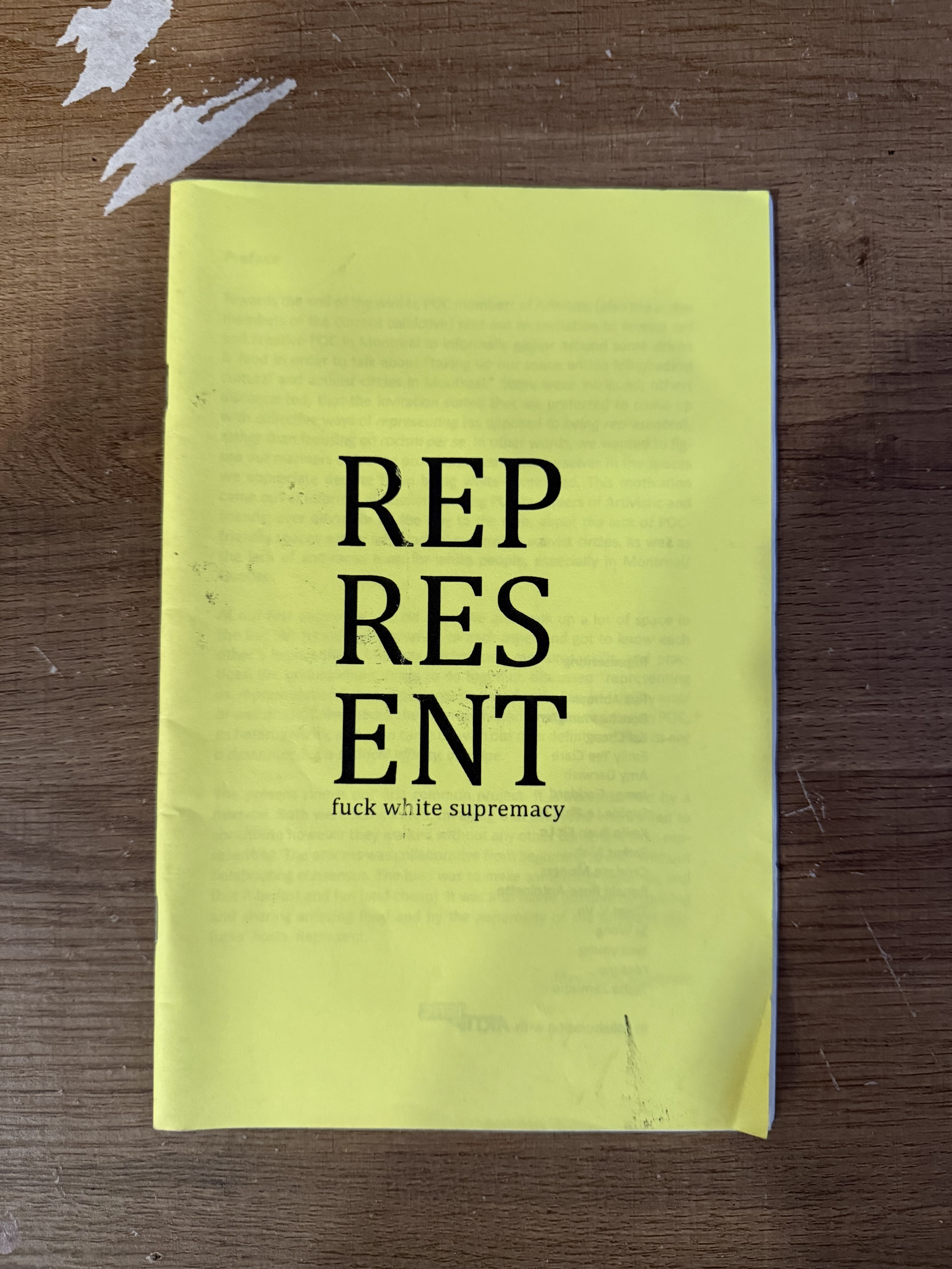 Yellow cover with title & subtitle