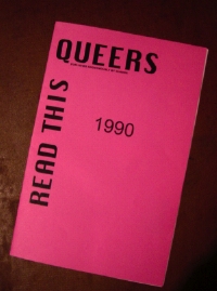 Cover: pink: Queers Read This 1990